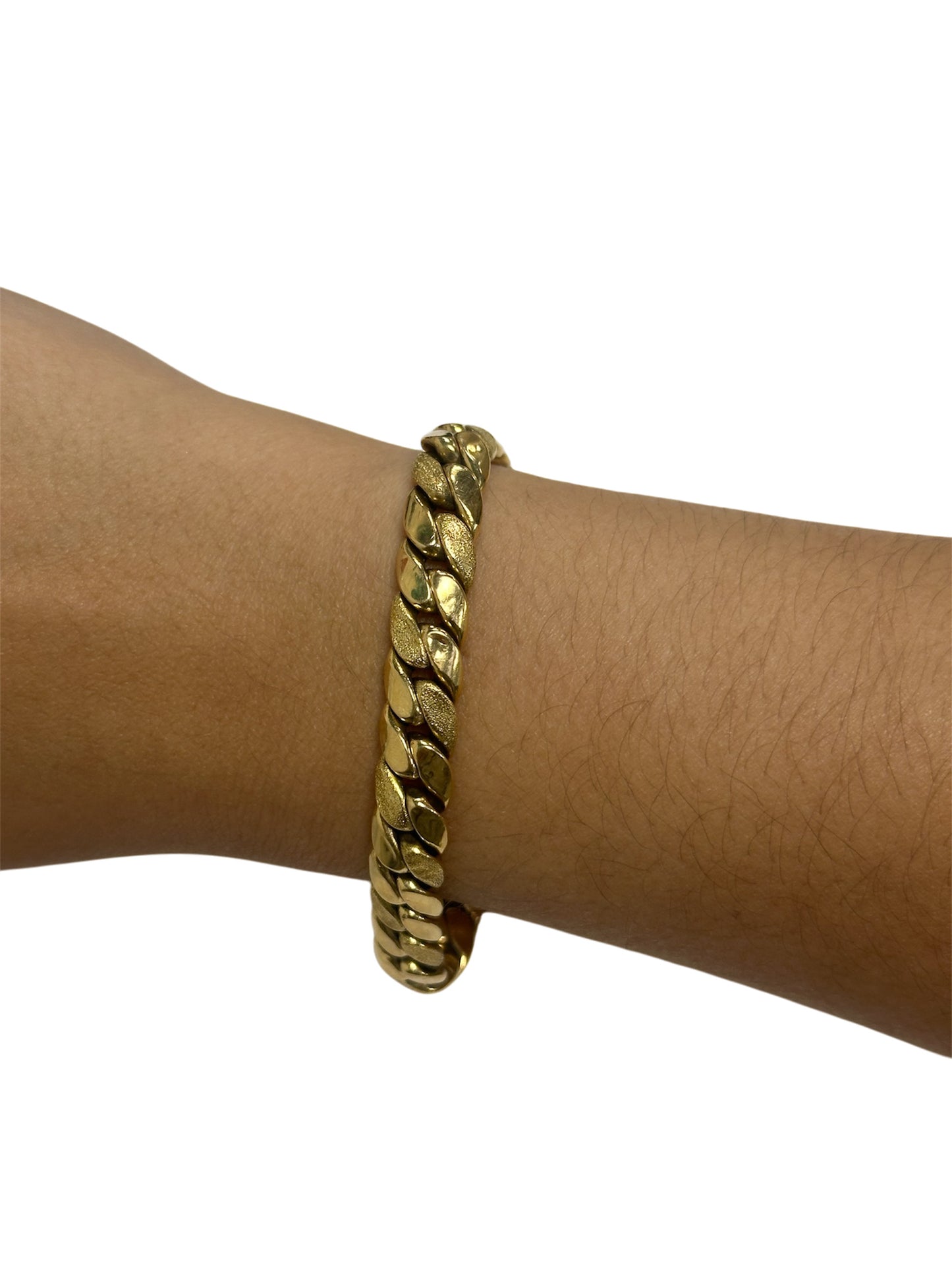 Bracelet Or Maile Gourmette