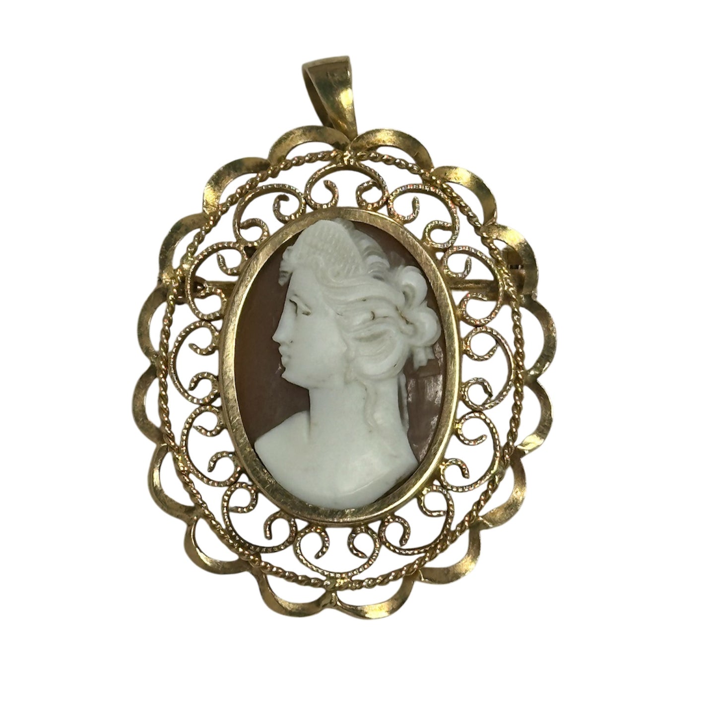 Pendentif Camée Or