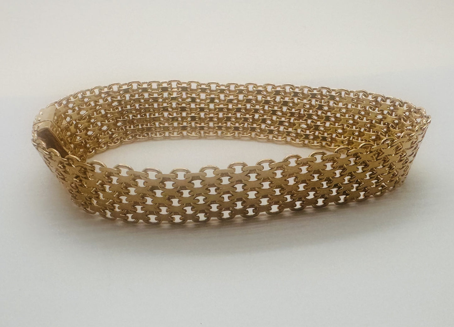 Bracelet Ruban Or Jaune