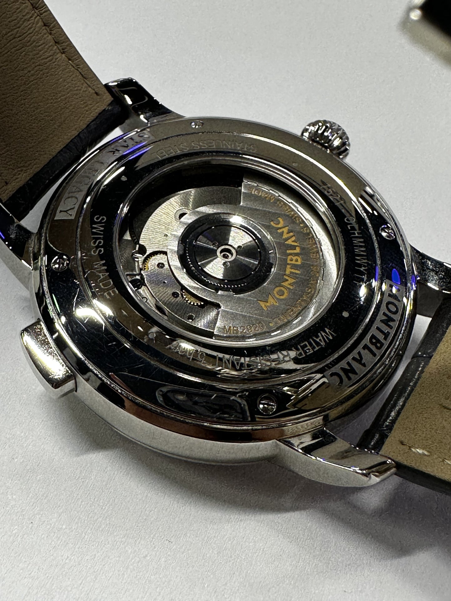 Montre Montbanc Star Legacy Alligator Grey Orbis Terrarum 128675