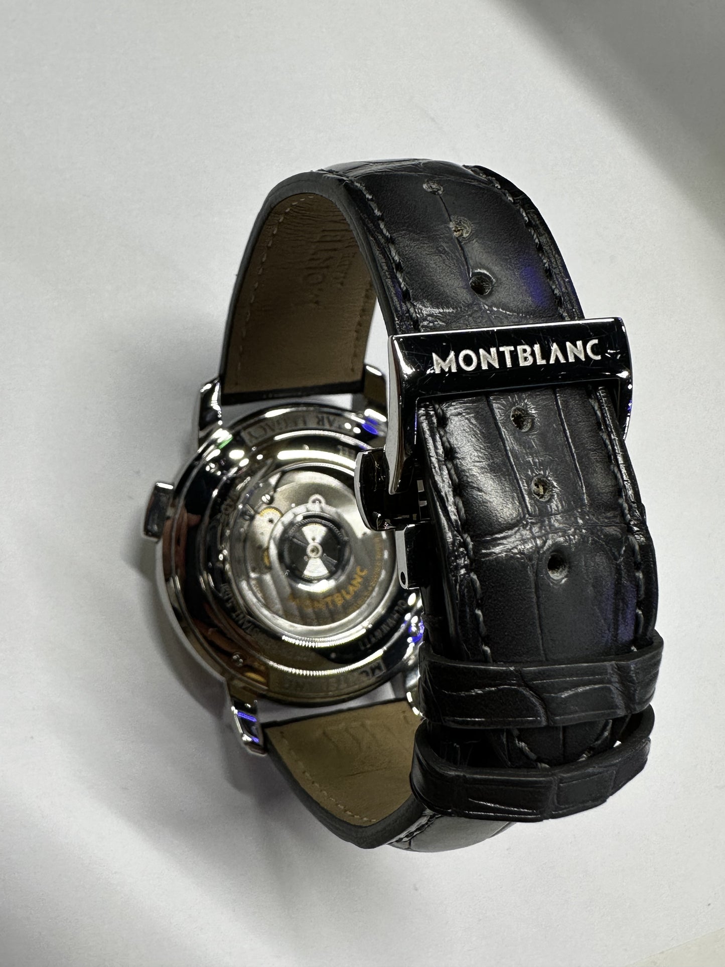 Montre Montbanc Star Legacy Alligator Grey Orbis Terrarum 128675