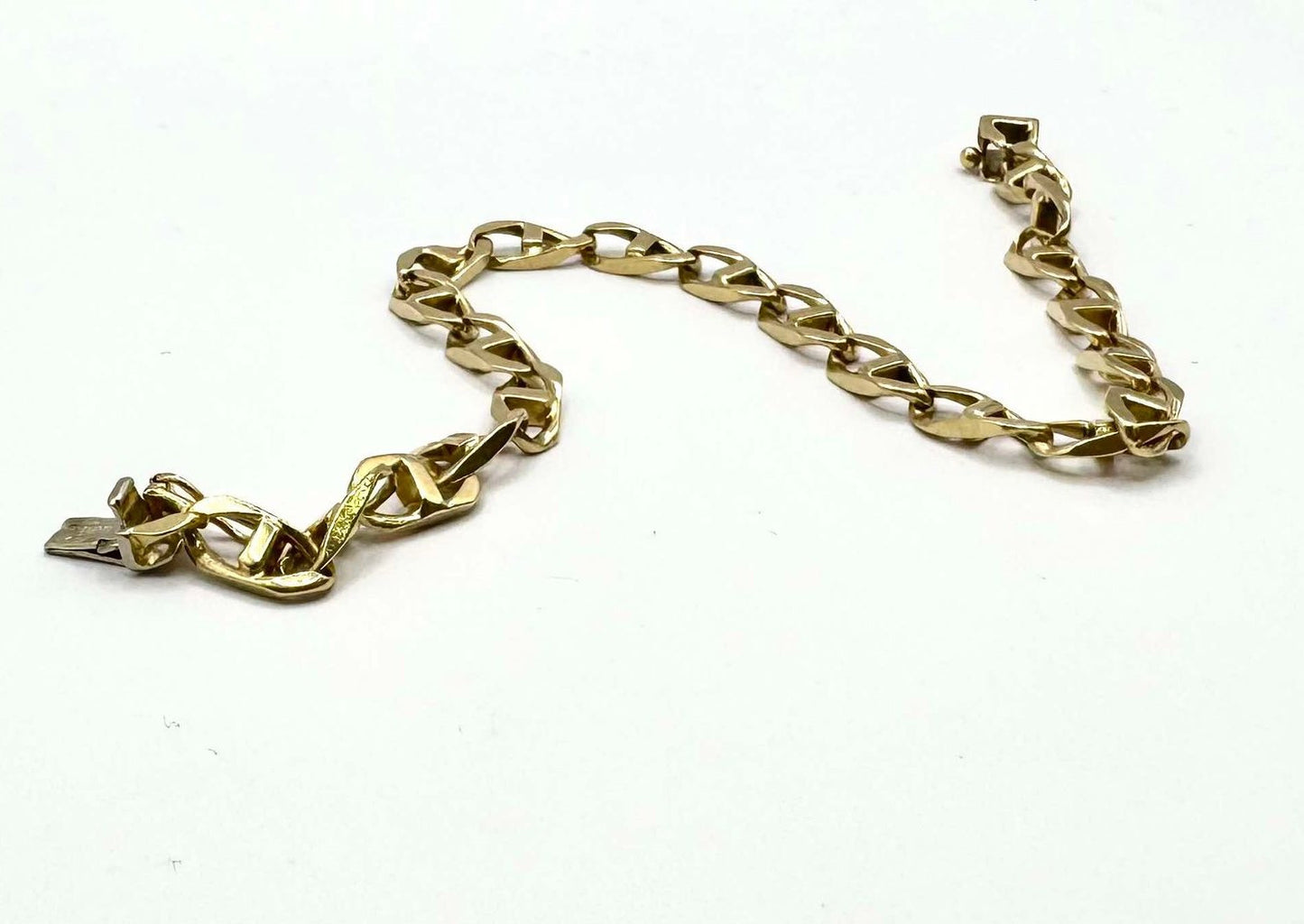Bracelet Or Maille Marine