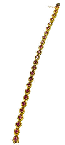 Bracelet Or avec Rubis