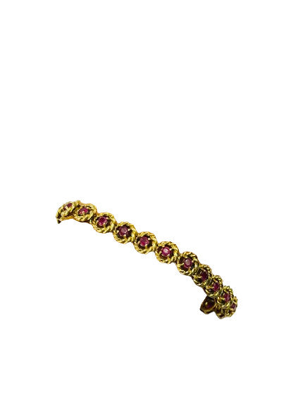 Bracelet Or avec Rubis