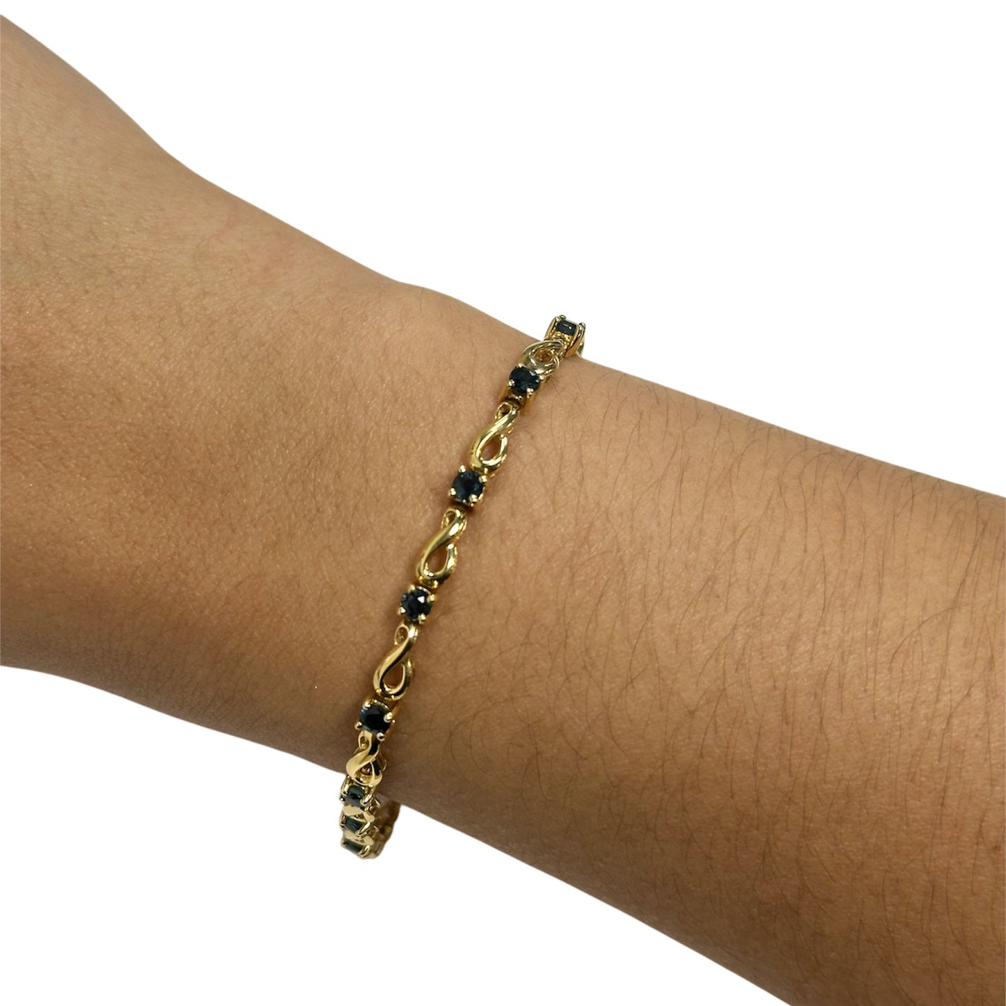 Bracelet Or avec Saphirs