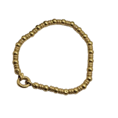 Bracelet Maillon Fantaisie Or Jaune 18 Carats 19cm