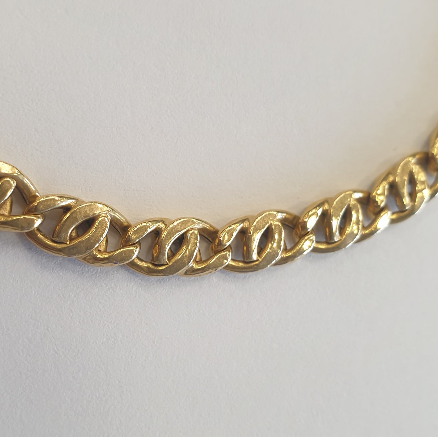 Bracelet maille marine or jaune