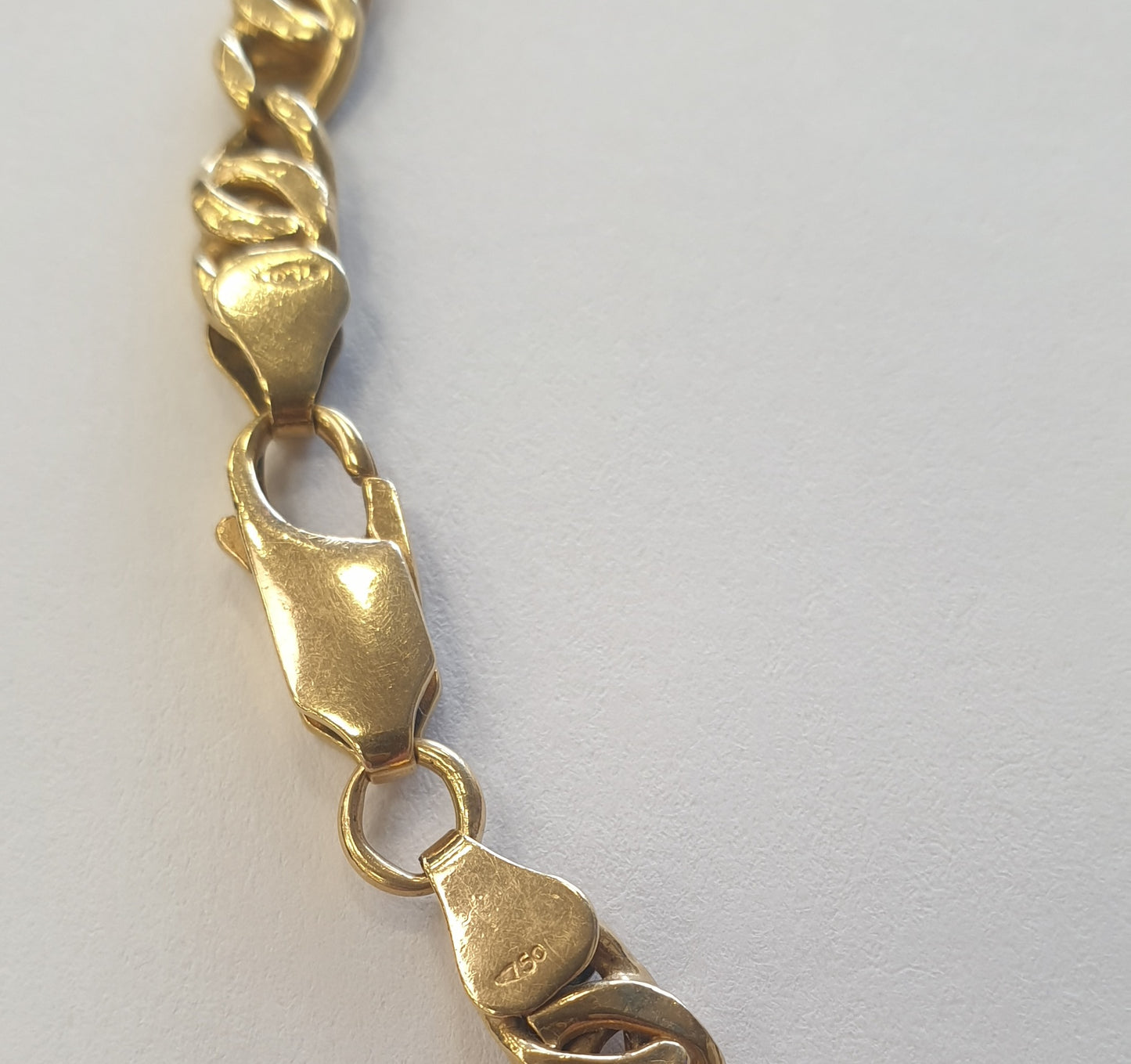 Bracelet maille marine or jaune