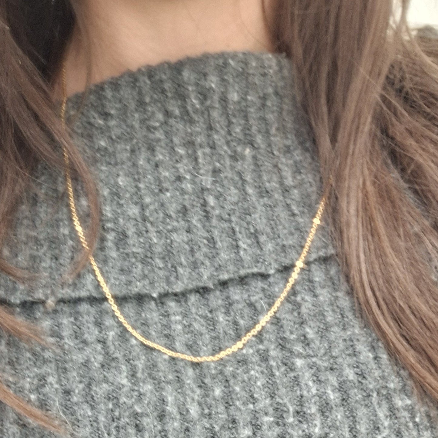 Collier or Maille Jaseron