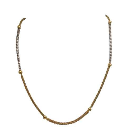 Collier Or Maille Serpent