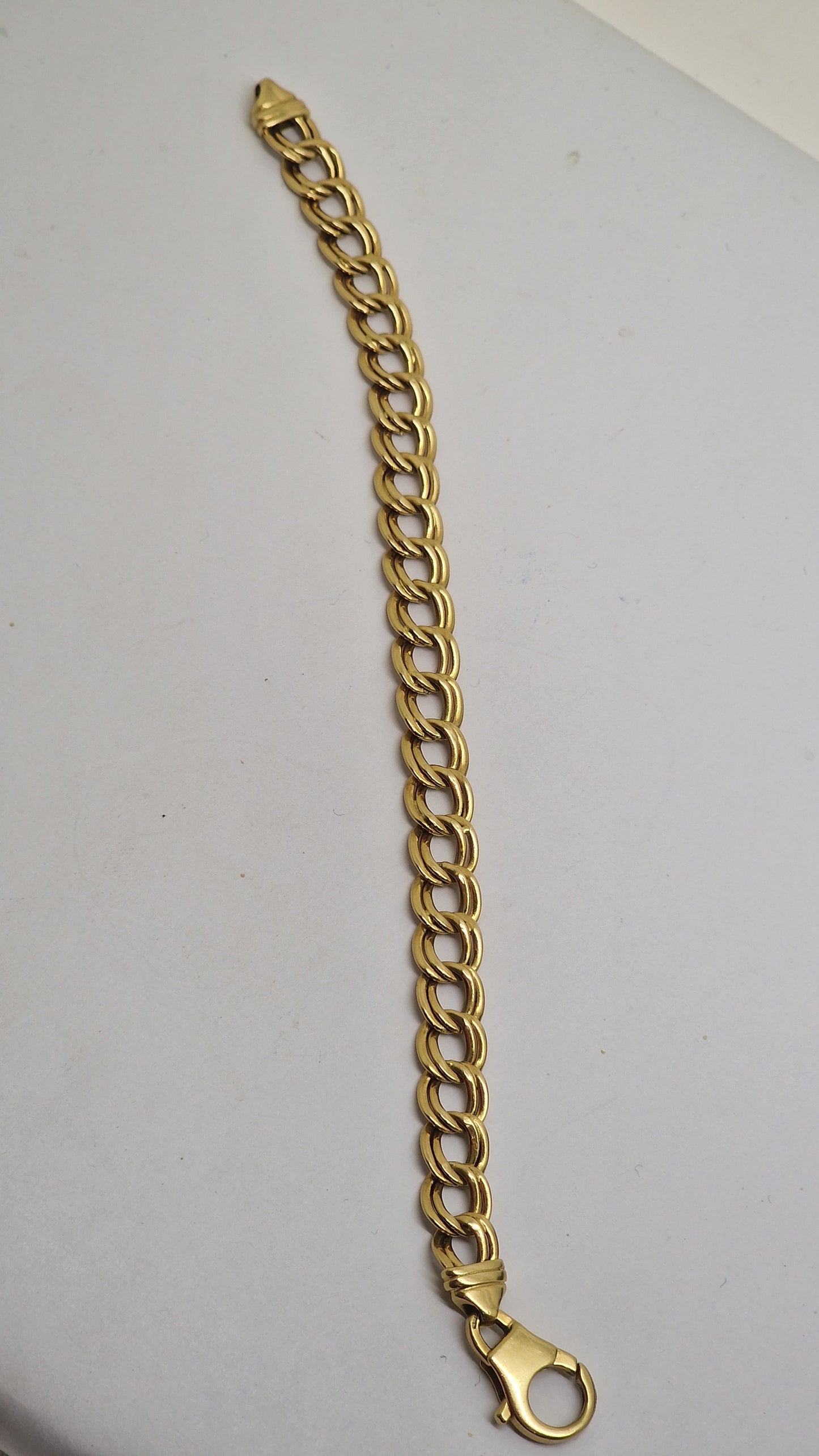 Bracelet or maille gourmette
