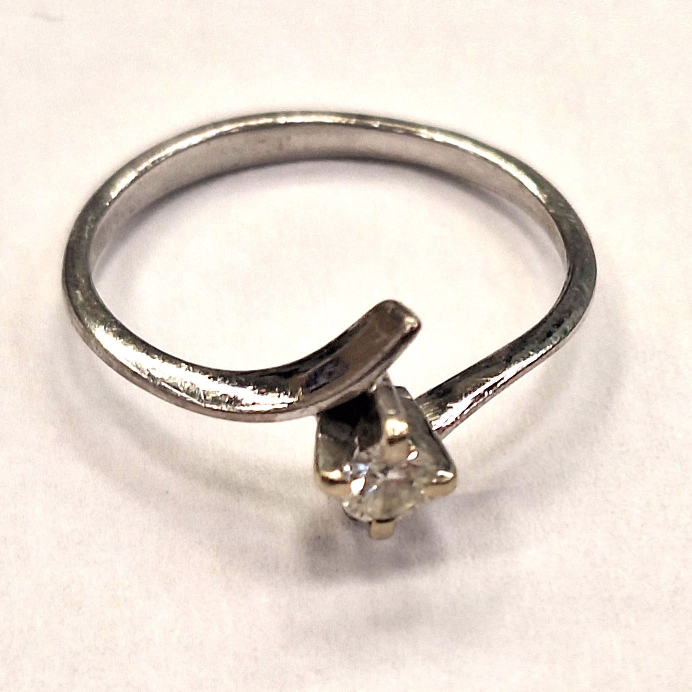 Solitaire Diamant Or Blanc 18K