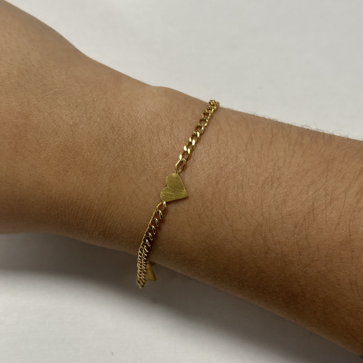 Bracelet Or avec Coeurs