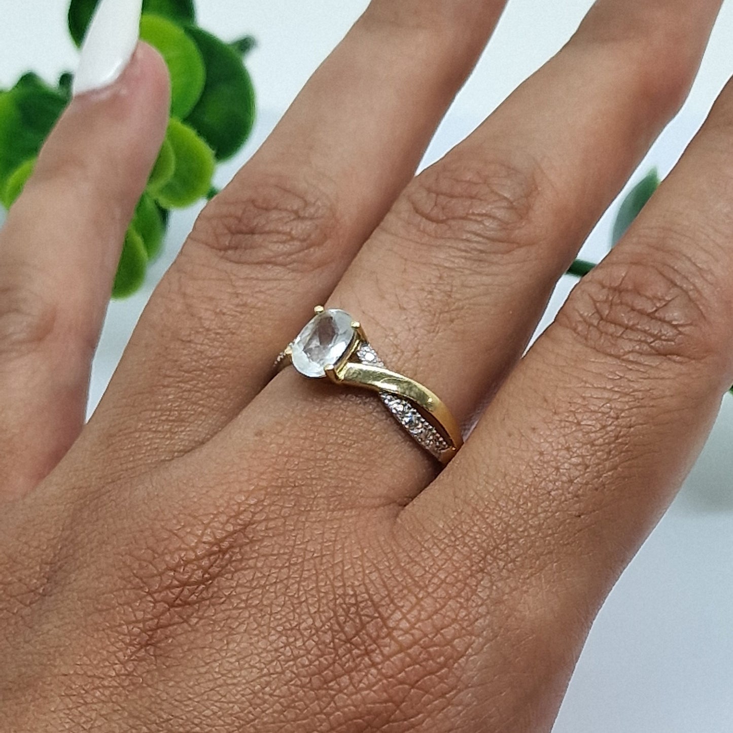 Bague Or avec Oxyde
