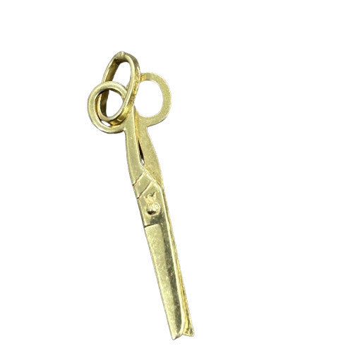Pendentif Ciseaux Or