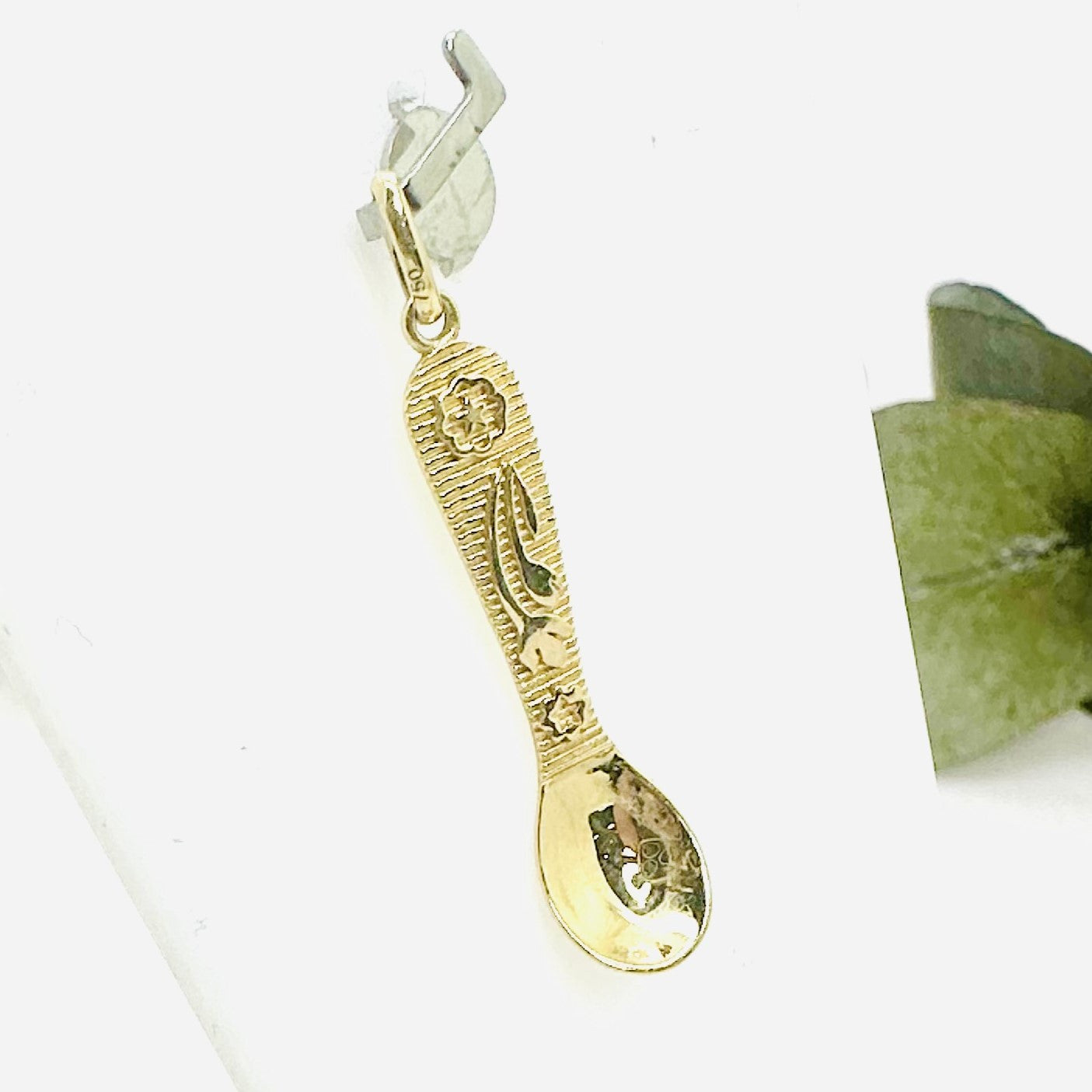 Pendentif Or Cuillère