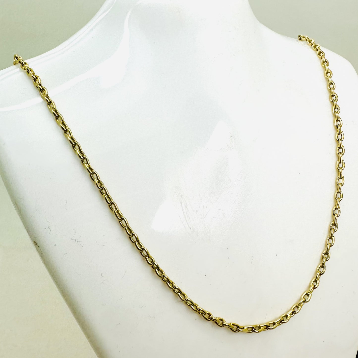 Chaîne Or Jaune Maille Forçat 52cm