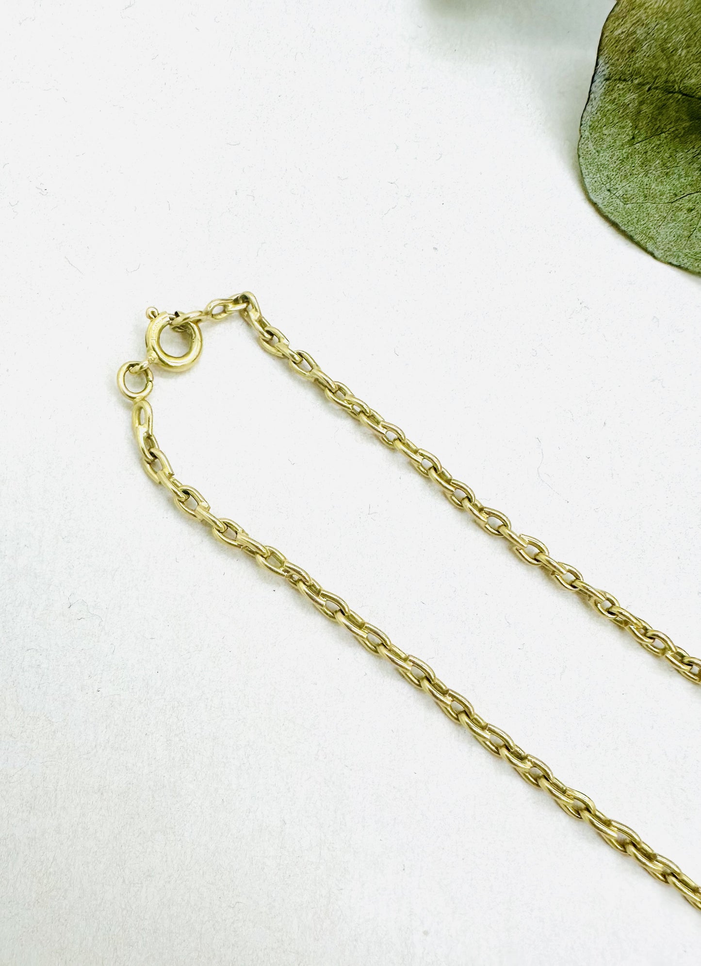 Chaîne Or Jaune Maille Forçat 52cm
