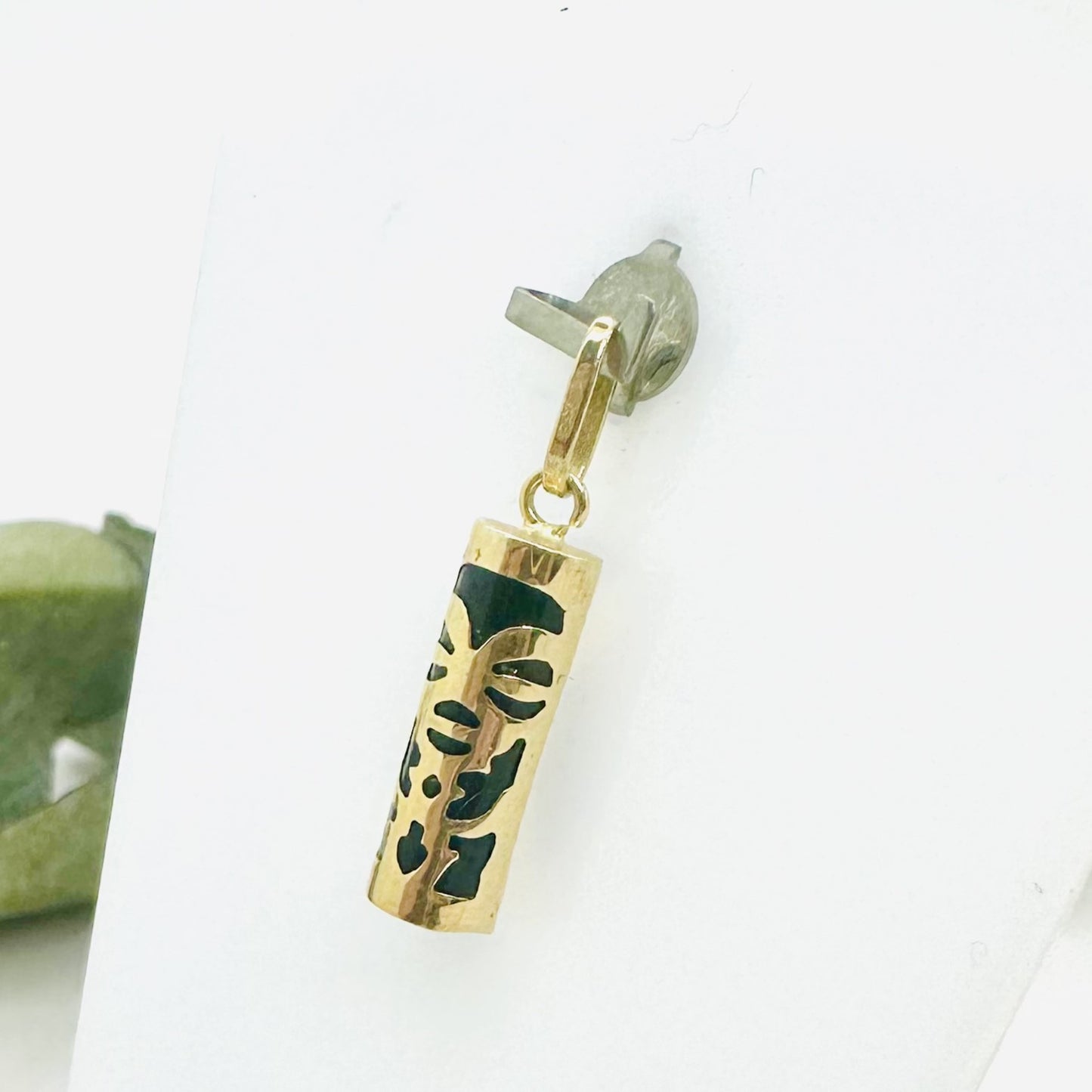 Pendentif Tiki Or Jaune