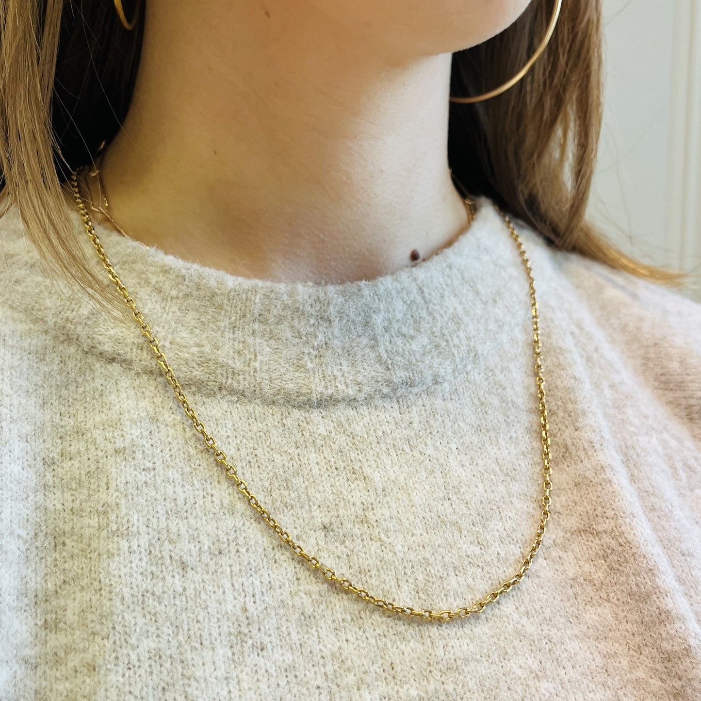 Chaîne Or Jaune Maille Forçat
