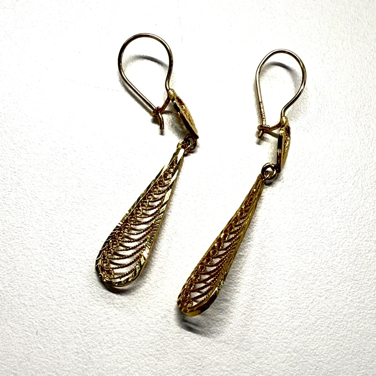 Boucles d'Oreille Dormeuses Or Jaune