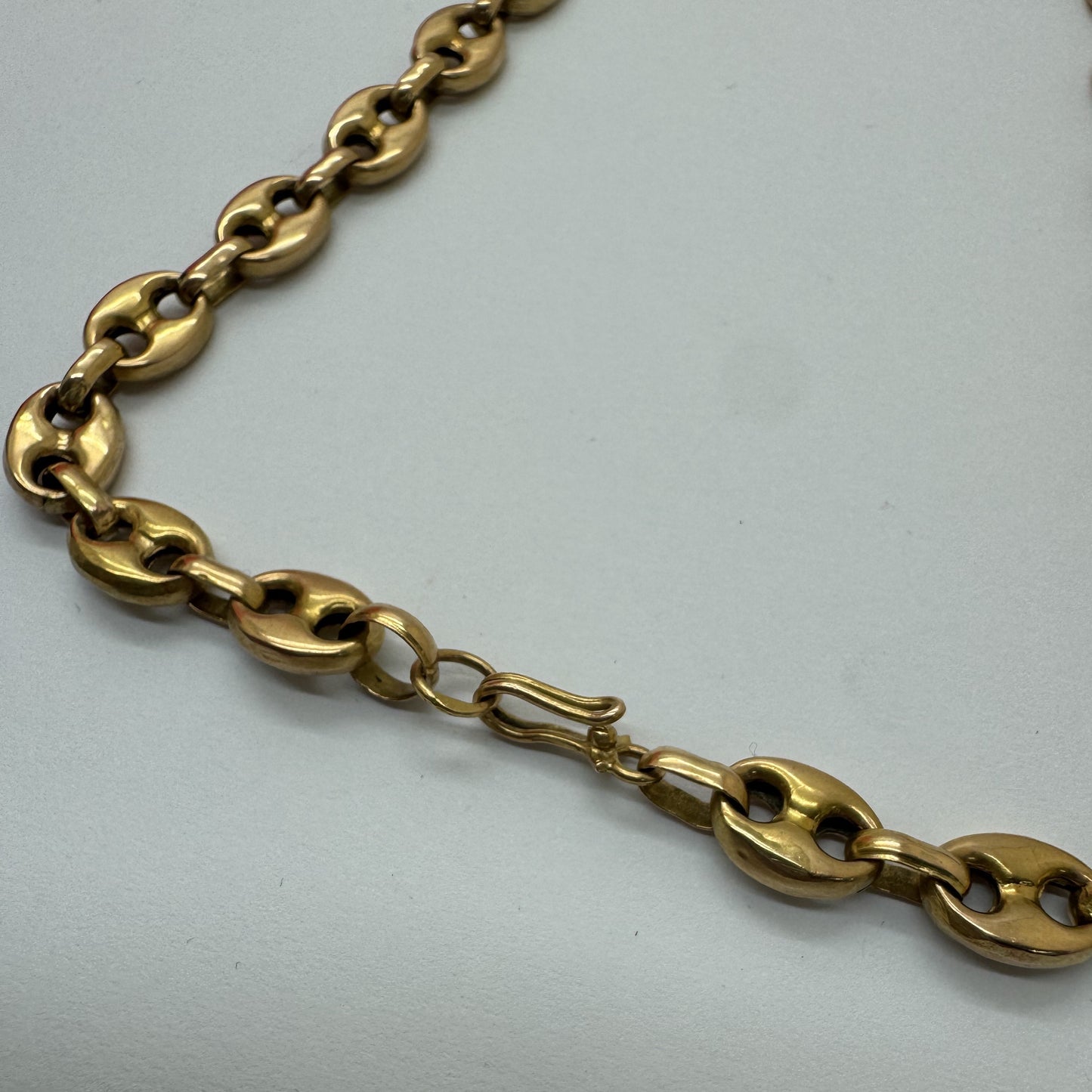 Chaîne Or Maille Grain de Café