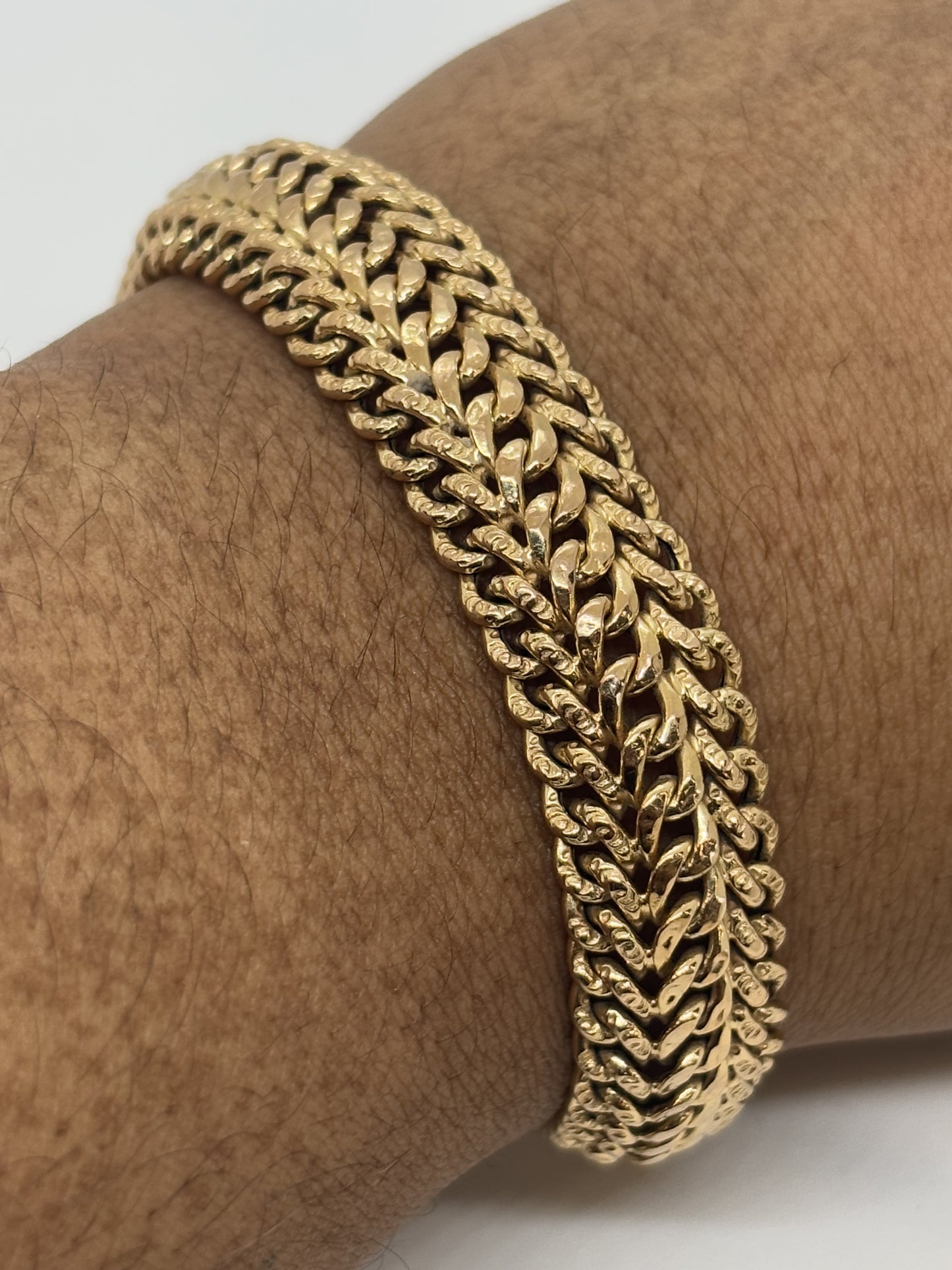 Bracelet Or Maille Américaine