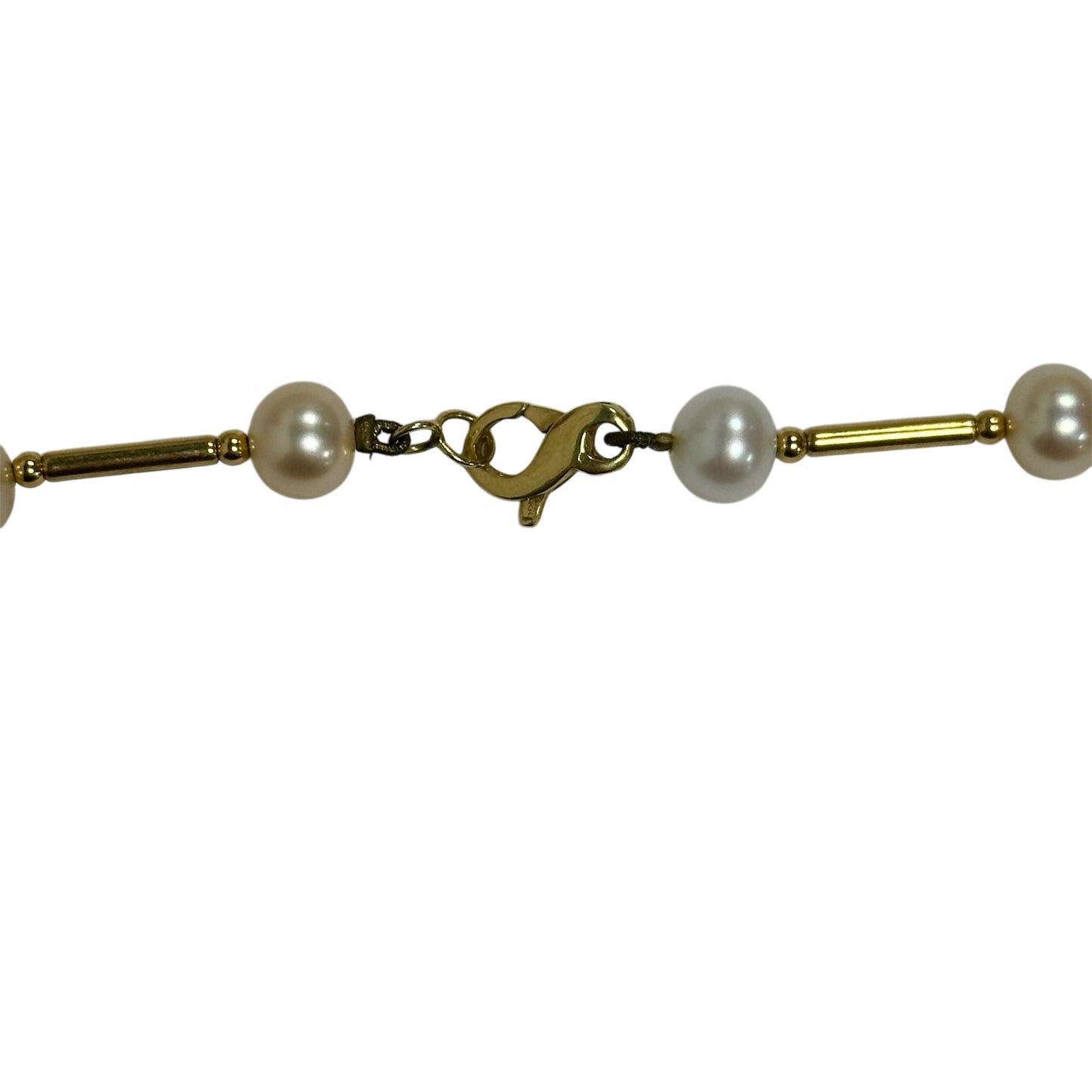 Collier Or avec Perles