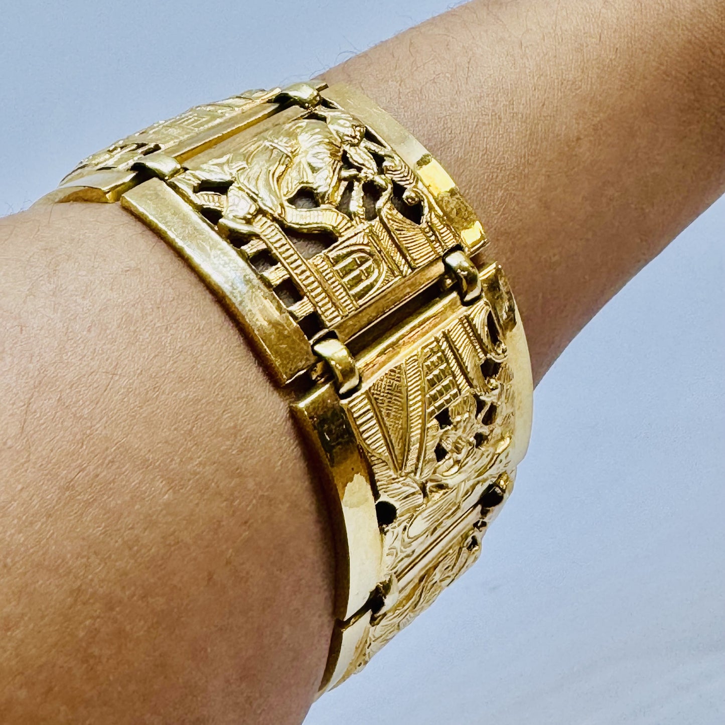 Bracelet Manchette Or Jaune