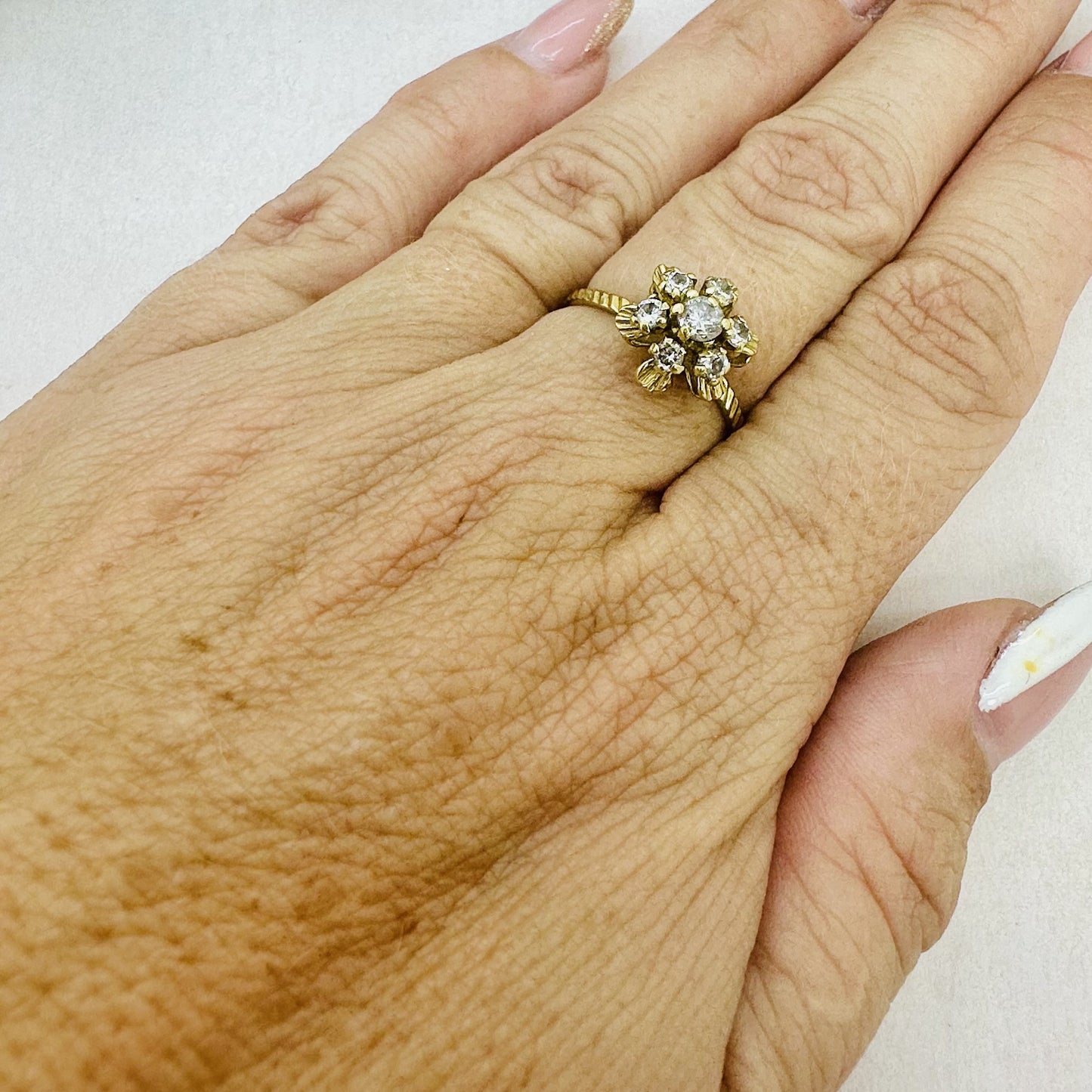 Bague Chou avec Oxydes
