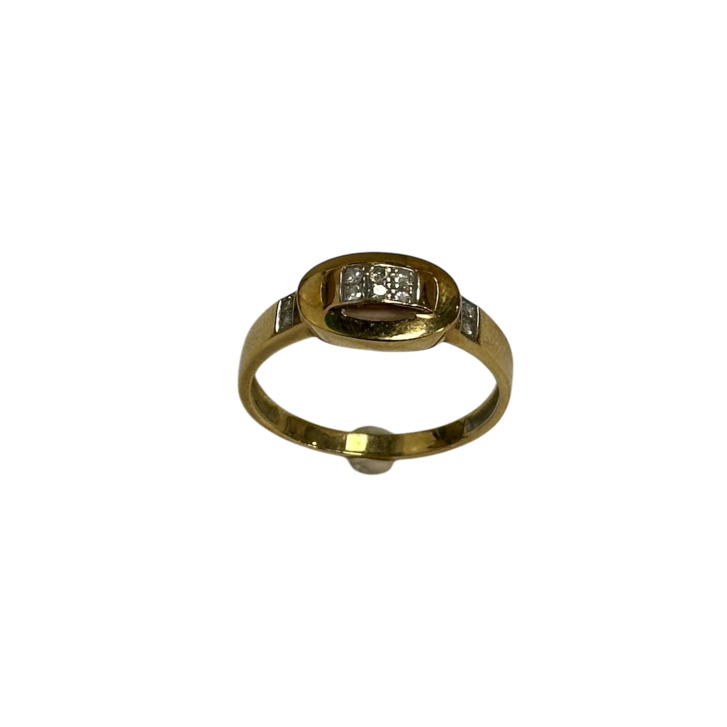 Bague 2 Ors avec Diamants