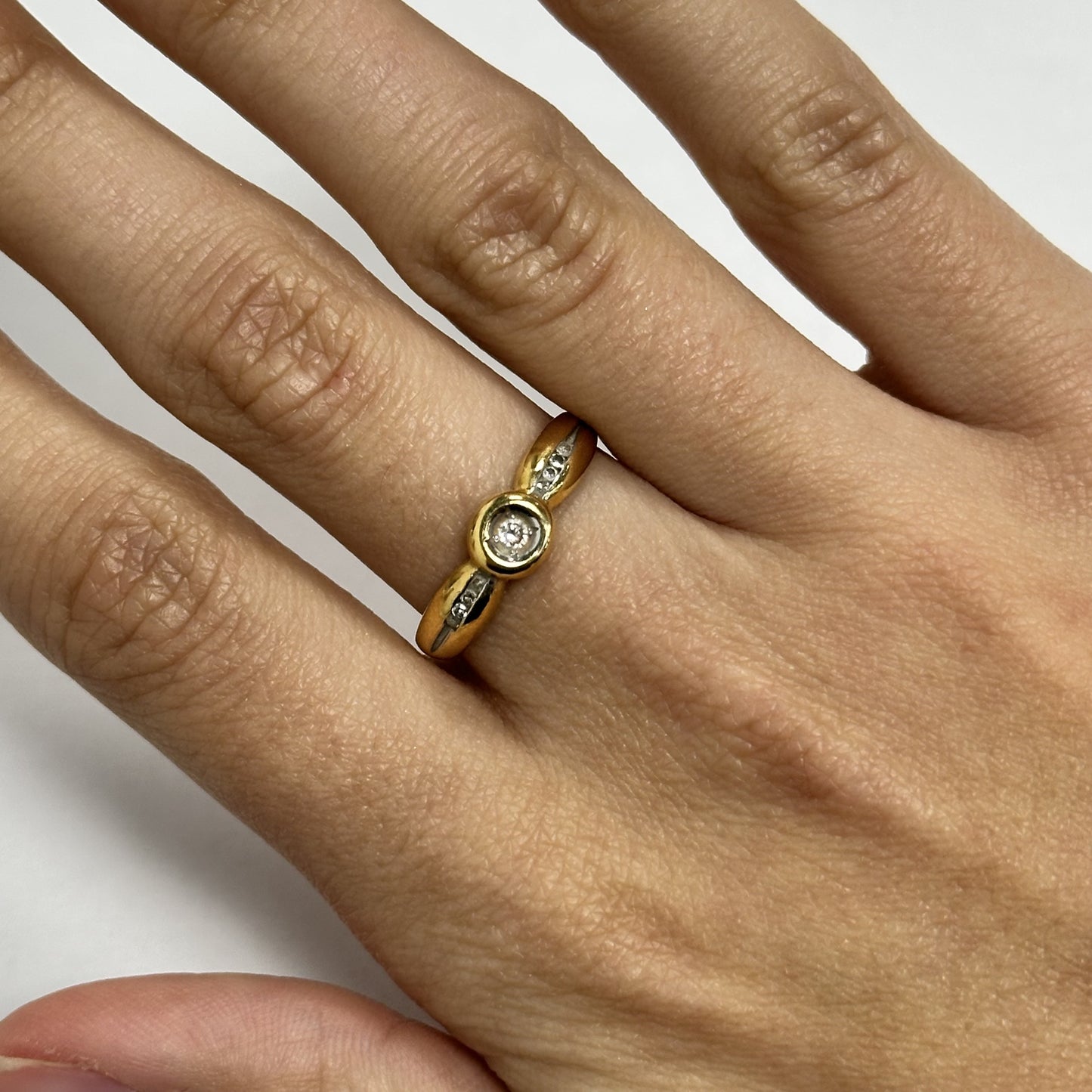 Bague Or avec Diamants
