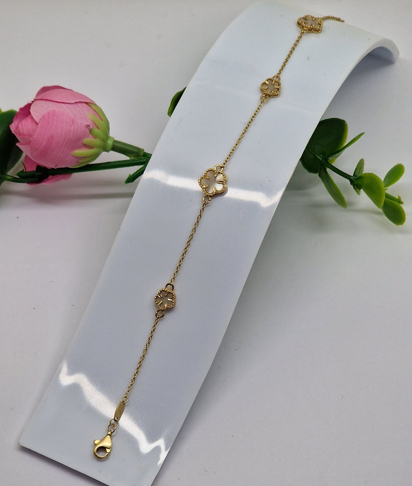 Bracelet Fleur Or