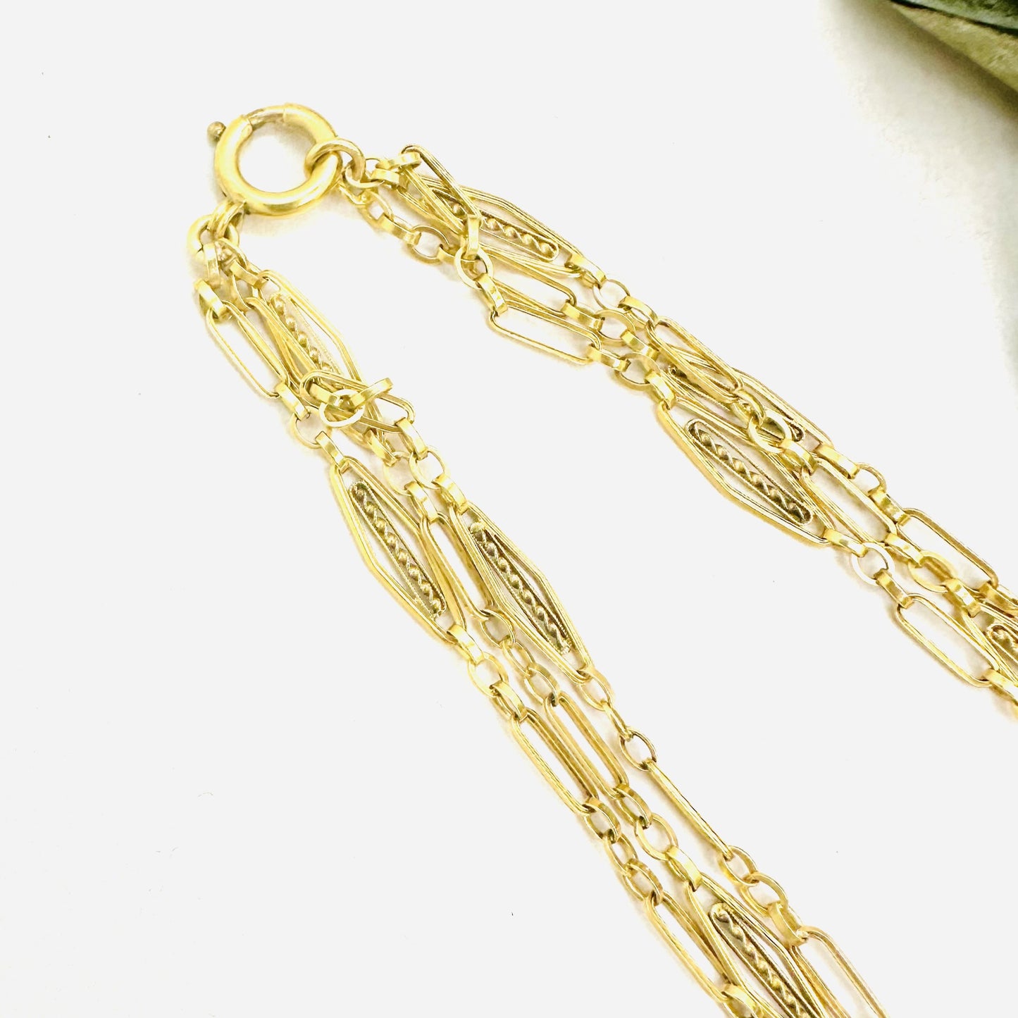 Collier Or Jaune en Filigrane