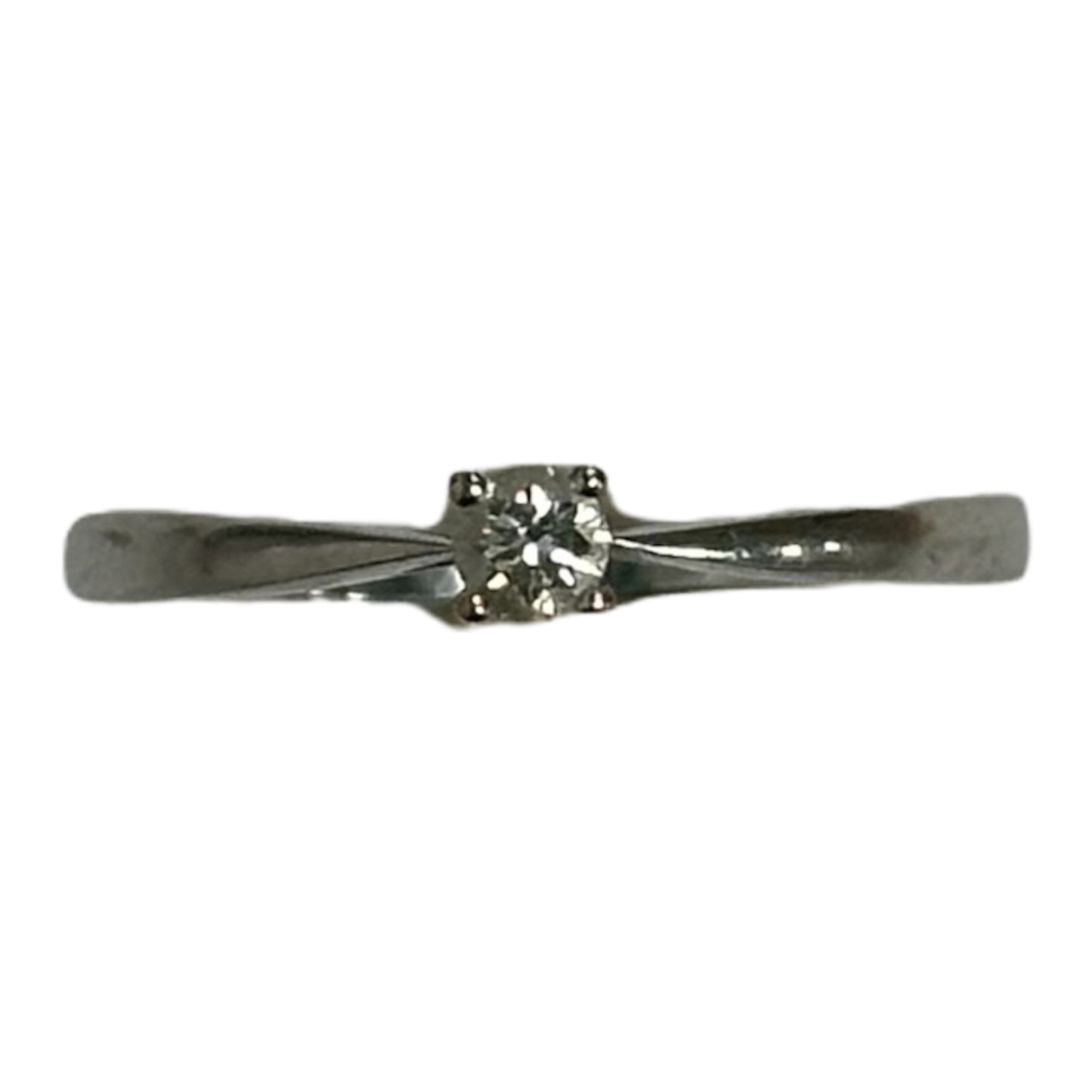 Bague Or avec Diamant Solitaire 0,10ct