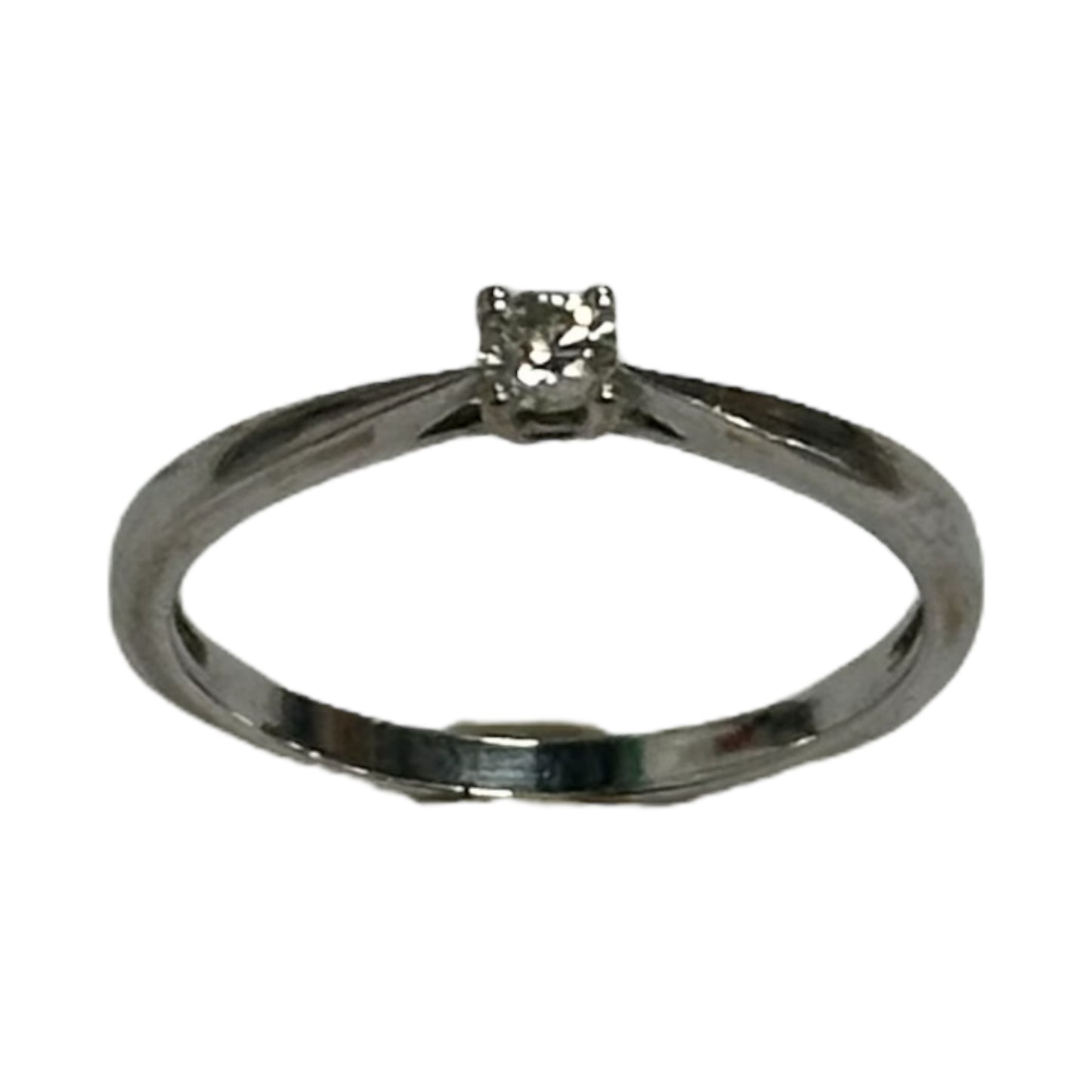 Bague Or avec Diamant Solitaire 0,10ct