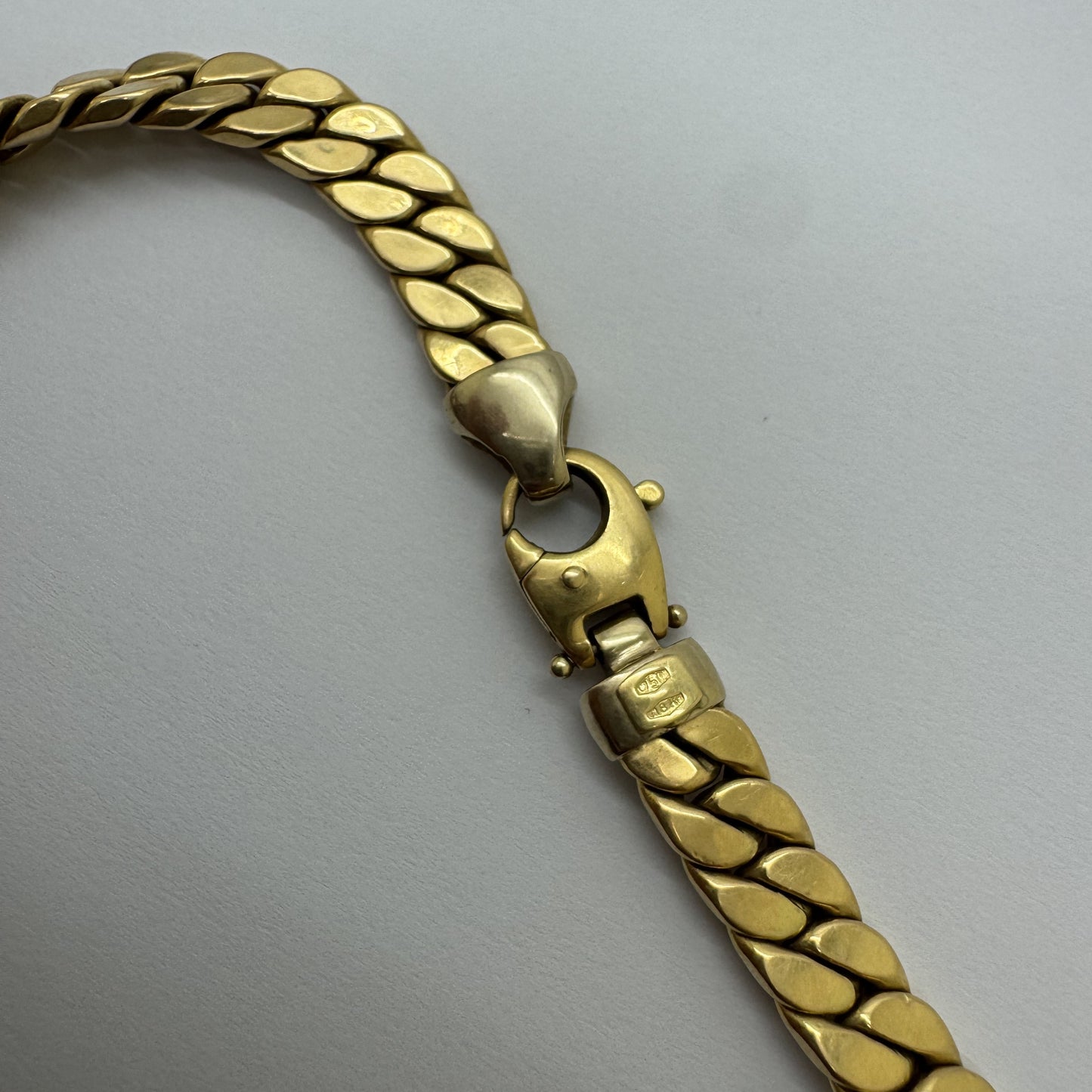 Collier Or Maille Anglaise