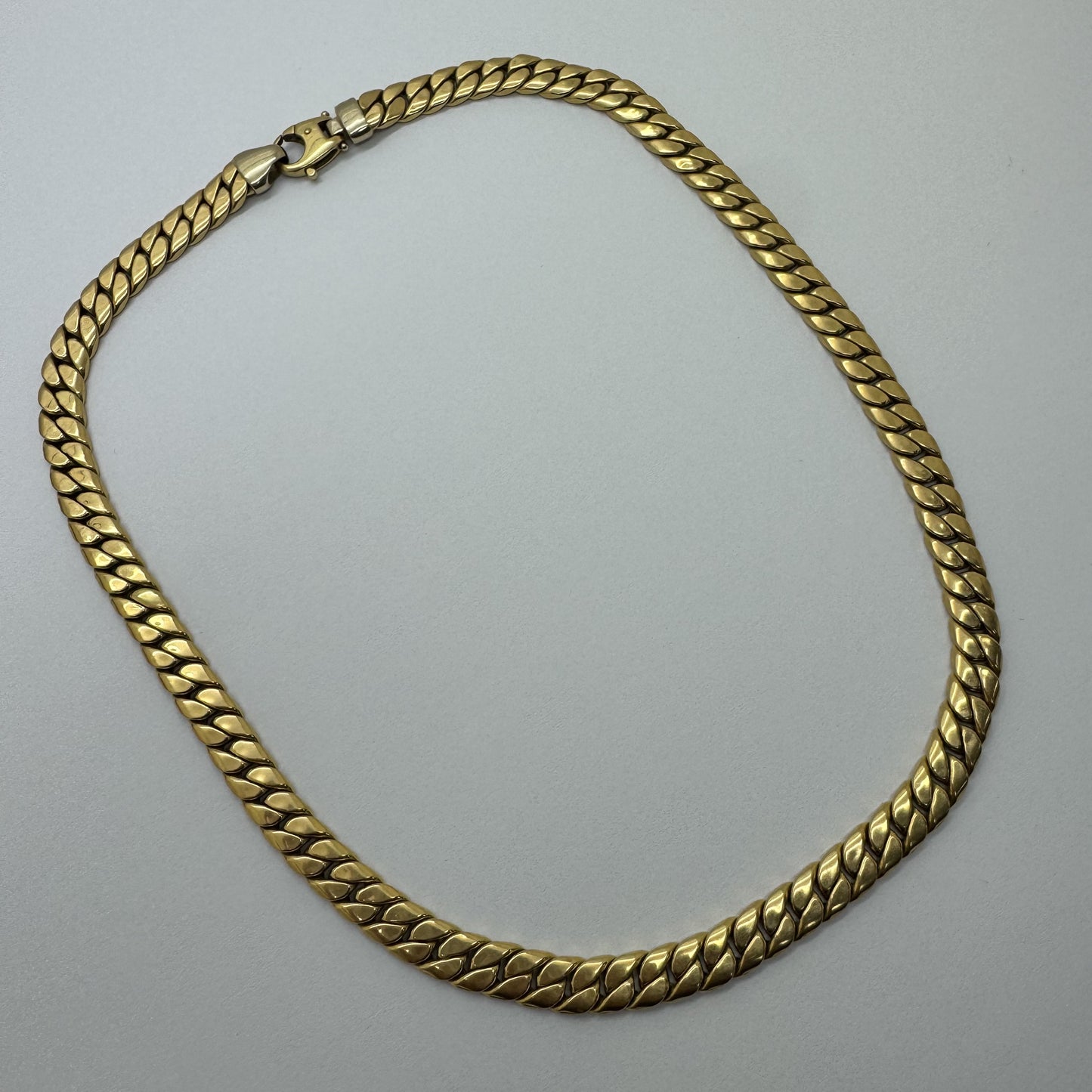 Collier Or Maille Anglaise
