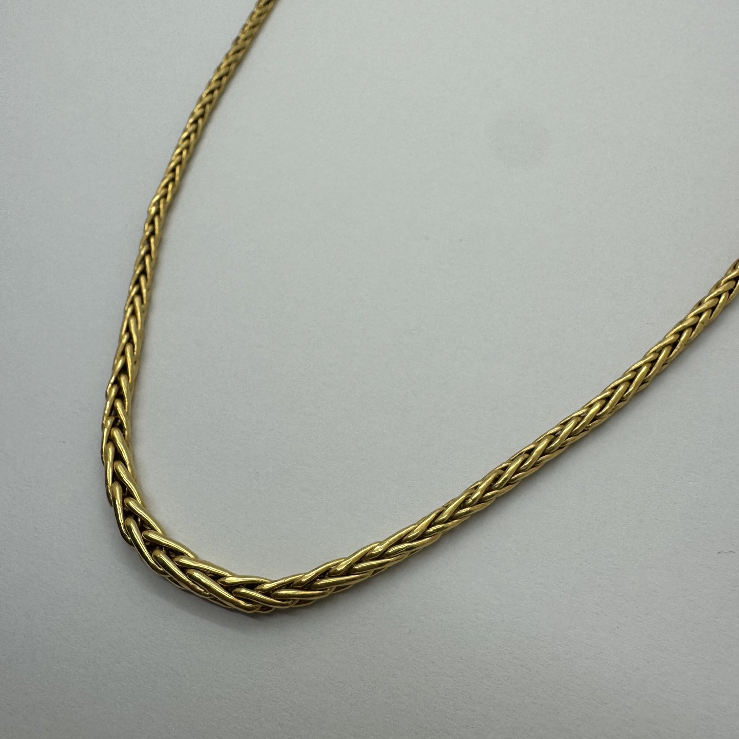 Collier Or Maille Palmier