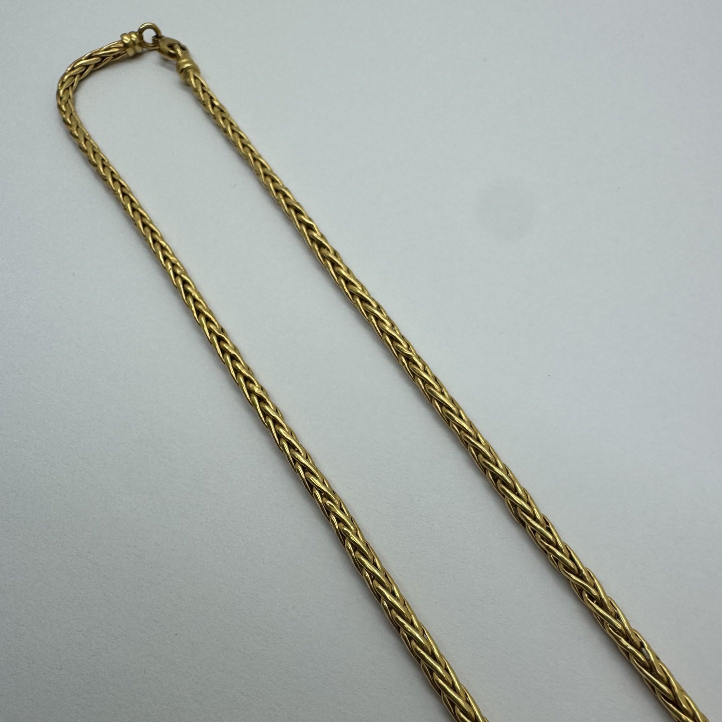Collier Or Maille Palmier