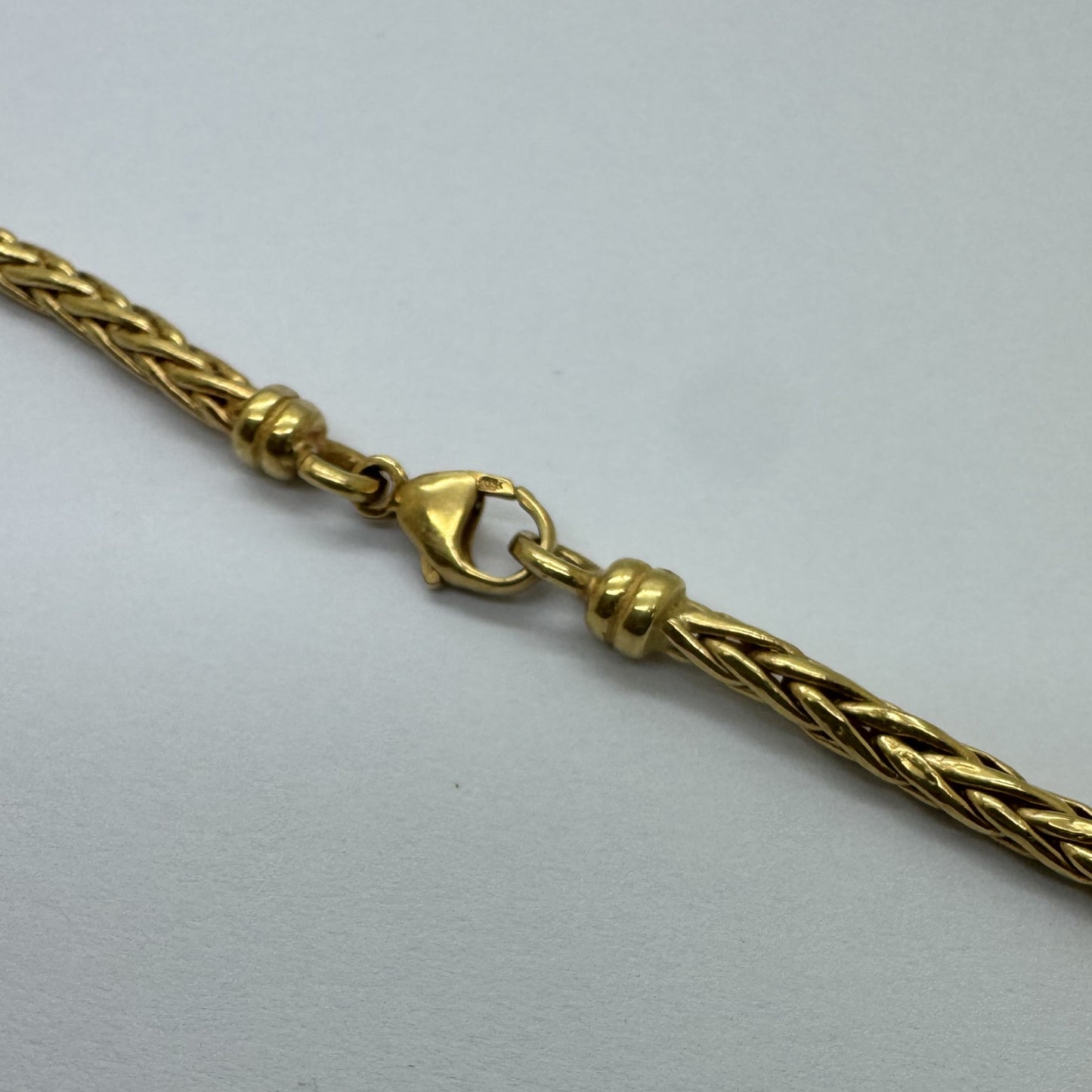 Collier Or Maille Palmier