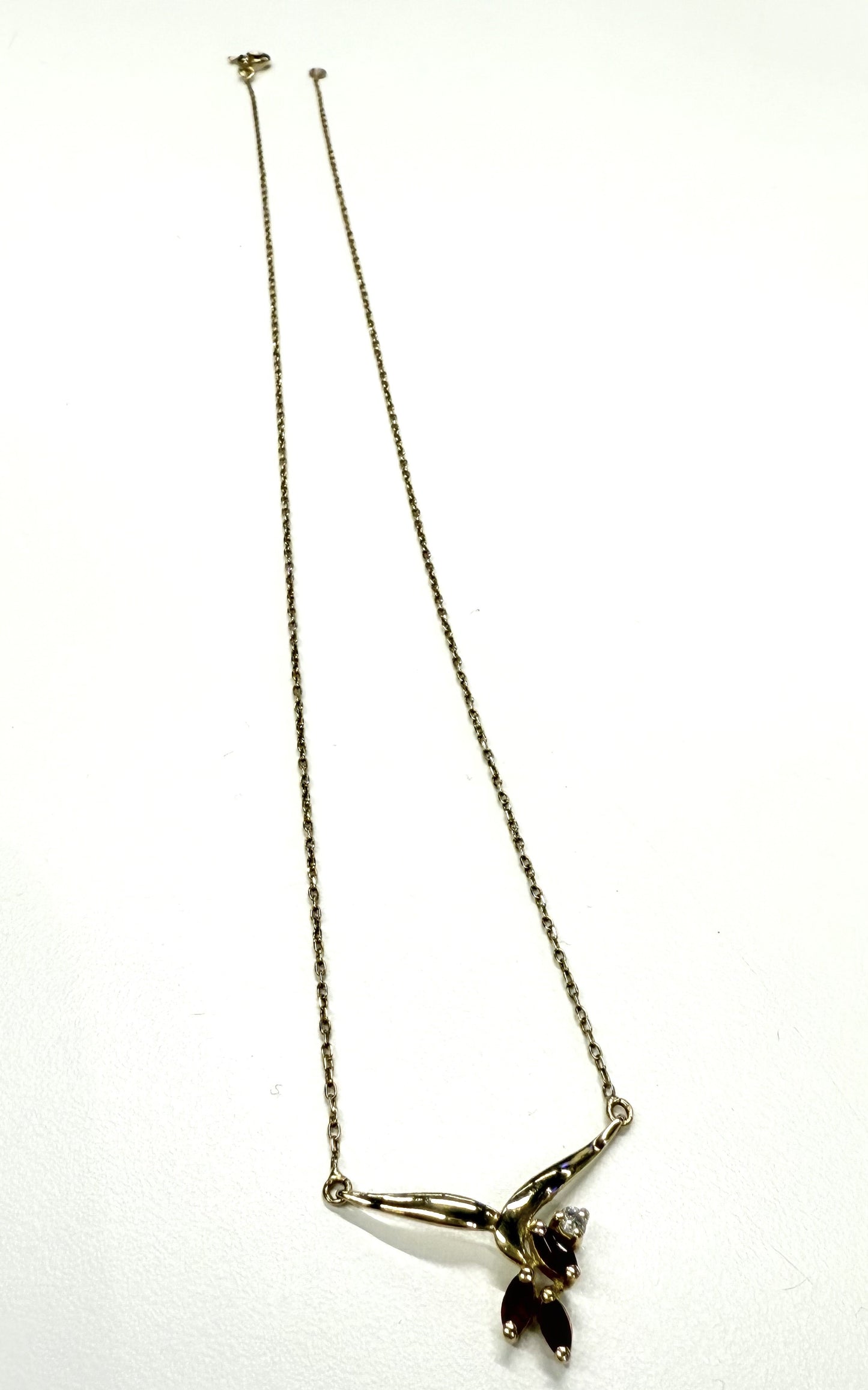 Collier Or avec Rubis et Diamants