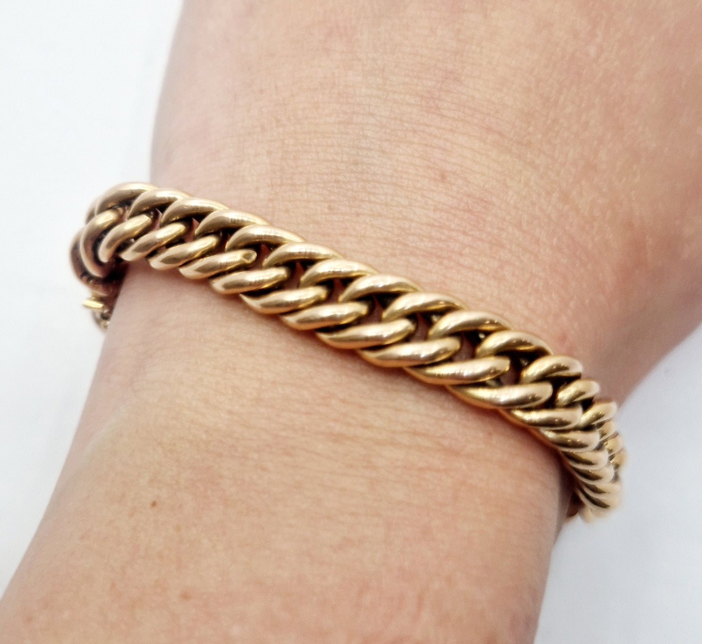 Bracelet Or Maille Américaine