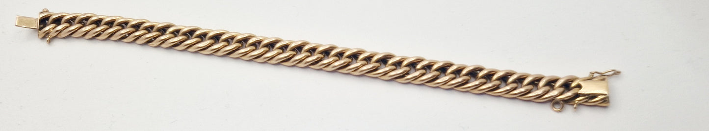 Bracelet Or Maille Américaine