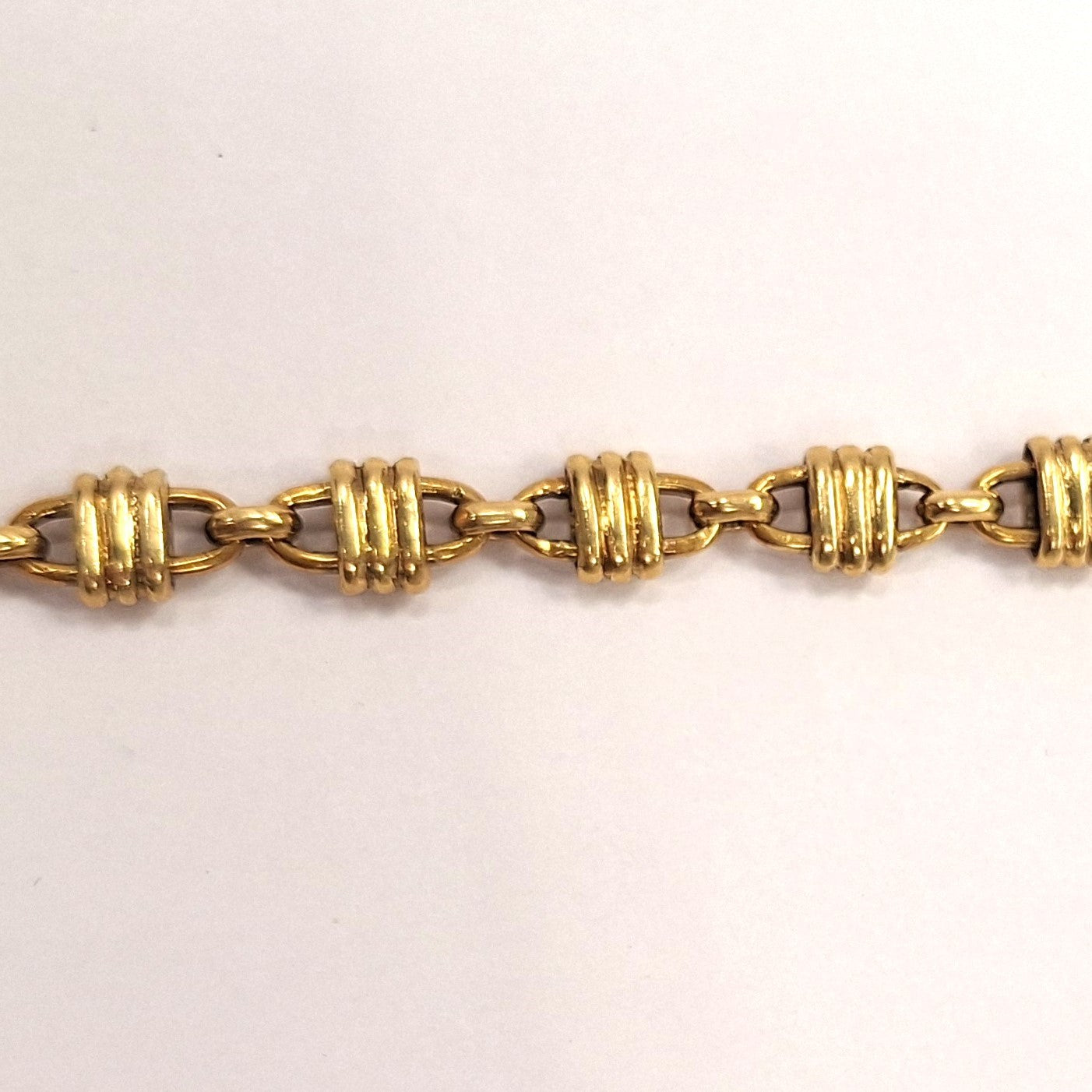 Bracelet Gourmette Or Jaune 18K Tête d'Aigle