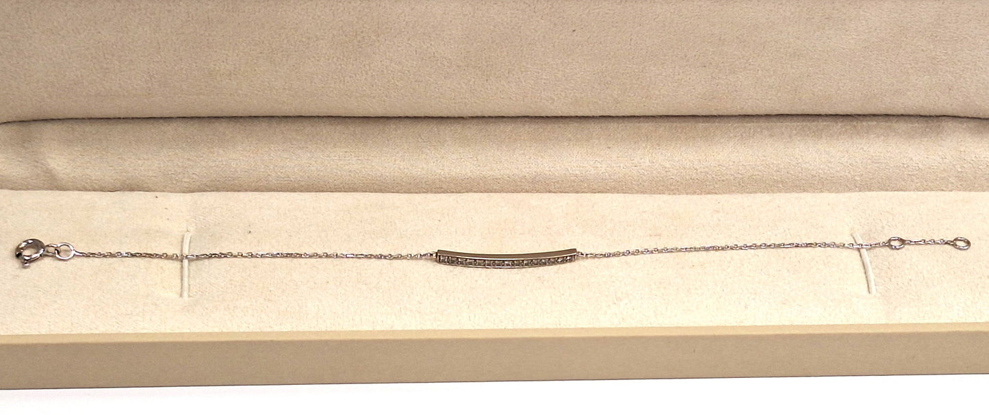 Bracelet or avec Diamants