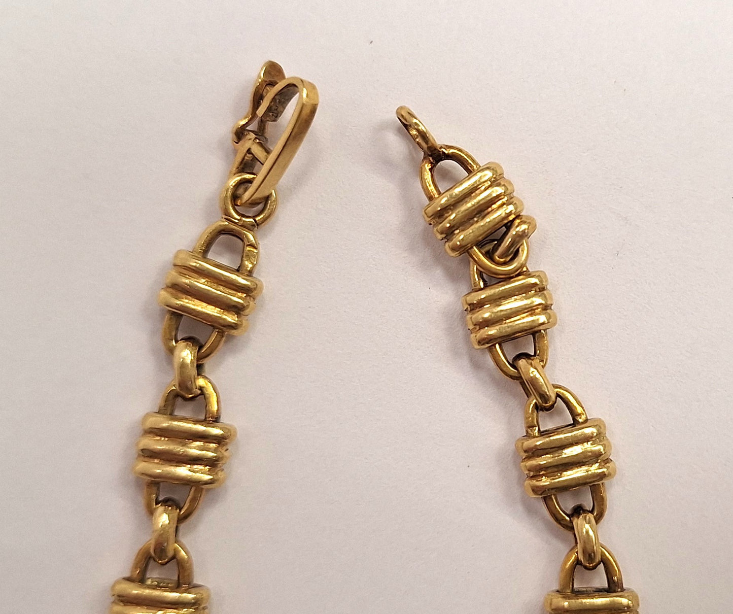 Bracelet Gourmette Or Jaune 18K Tête d'Aigle