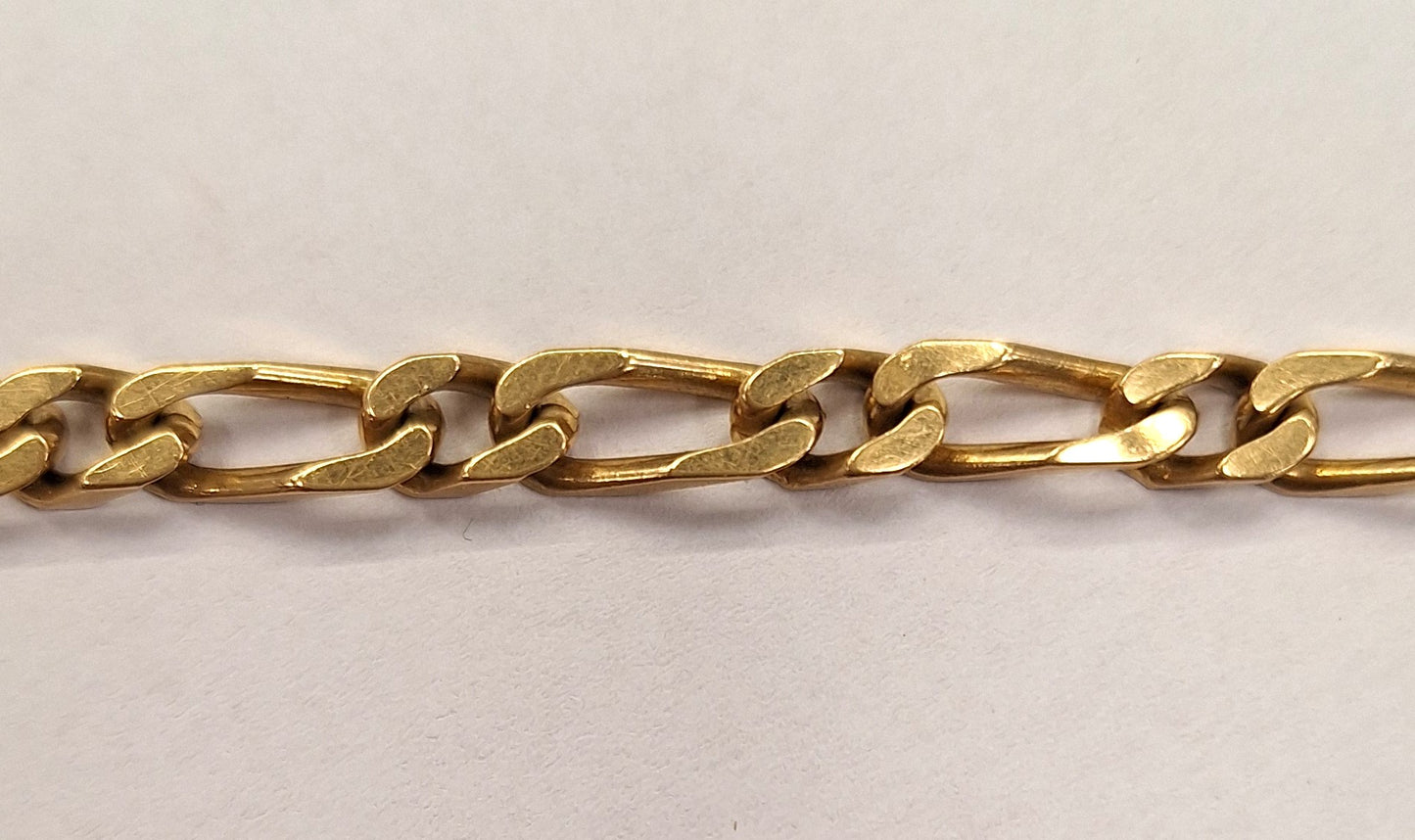Bracelet Gourmette Or Jaune