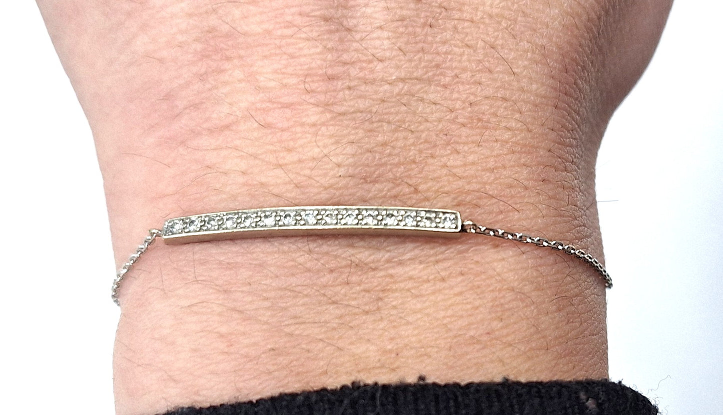Bracelet or avec Diamants