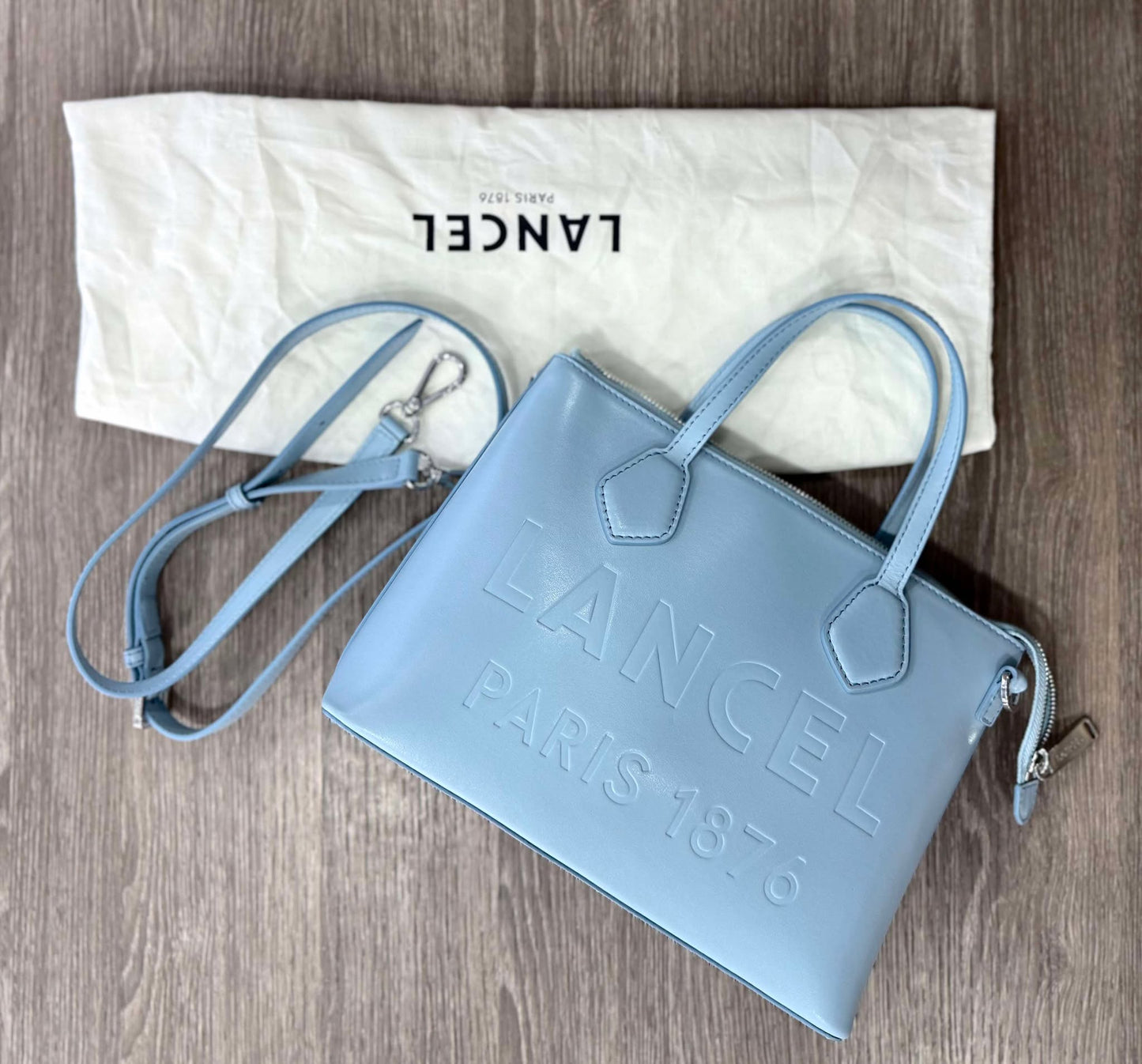 Sac Lancel Cabas Zippé S Azur